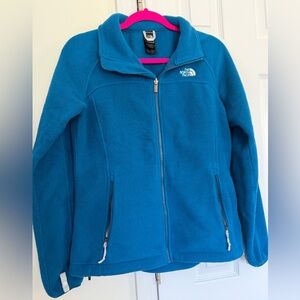 The North Face Vibrant Blue Zip-Up Fleece